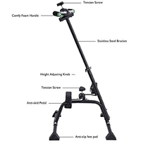 Vélo d'exercice à pédales Hawker pour bras, jambes et genoux, équipement de rééducation, mini-vélo d'exercice