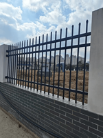 Clôture tubulaire en acier galvanisé à prix abordable pour piscines et maisons – Panneau de clôture en acier zingué antirouille sur mesure