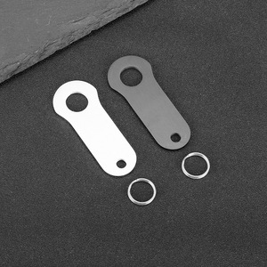 Stainless Steel Mounting Plate For Motorcycle Scooter <b>Black</b> <b>Polished</b> Geometric Design PJ003 - Product Image 2