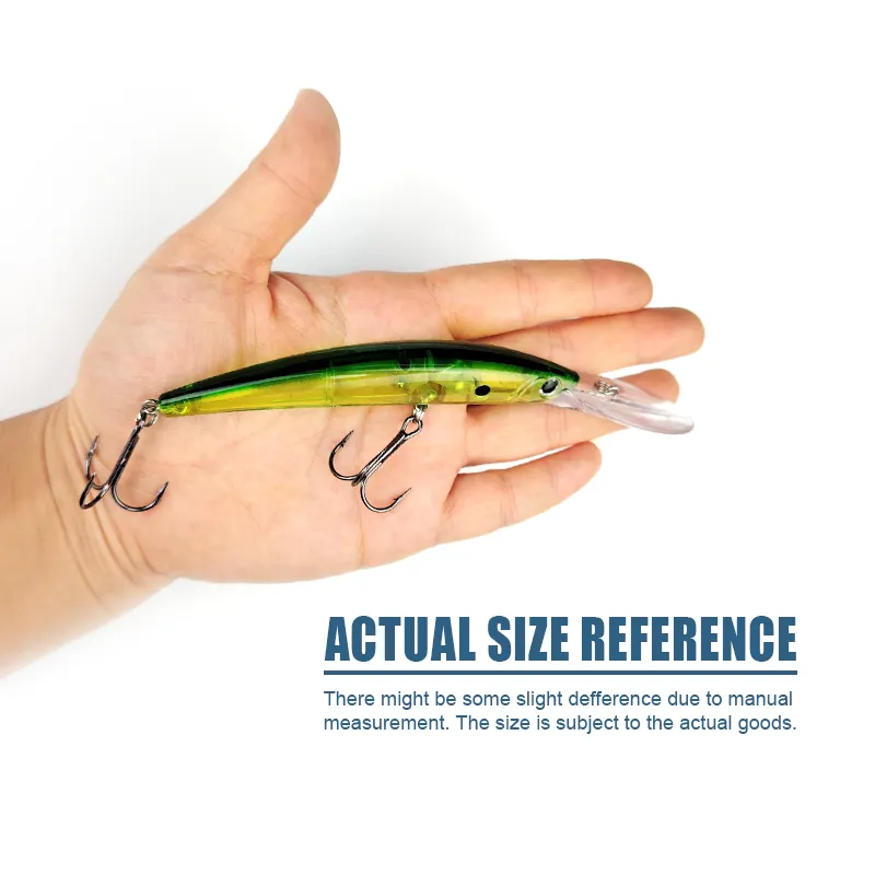 THORFORCE Wholesale Floating Jerkbait Long Lip 110mm 16.5g Wobbler HVM004 3D Lure eyes Minnow Lure Hard Fishing Lure