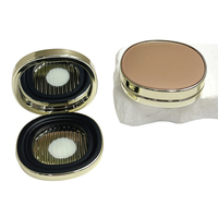 MINI Boîtier Compact Magnétique Rond 5g pour Fard à Joues, Vide, en Plastique, avec Miroir, pour Emballage Cosmétique