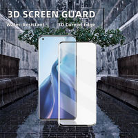 Protection d'écran en verre trempé incurvé 3D pour Samsung Galaxy S22 Ultra S23 Ultra S21 Ultra - Colle sur les bords Note 20