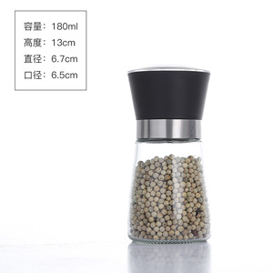 Salt and <b>Pepper</b> <b>Grinder</b> Refillable Stainless Steel Shakers With Adjustable Coarse Mills Portable Spice Jar Containers - Product Image 4