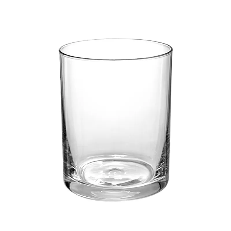 Hand-blown Elegant Wine Glasses stemless Goblet Beverage Cups Set Lead-free crystal Clear Drinking glasses