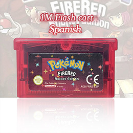 Cartucho de Juego ESP Español 1M Flash Cart Blue Legend GAIA Ash Hoenn Fuego Rojo Rocket para GBA - Product Image 4