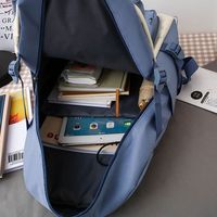 Ensemble de sacs à dos d'étudiant personnalisé ensemble de 5 pièces de grande capacité pour femme sac à dos d'étudiant sac à dos décontracté pour fille ensemble de sac d'école et de sac à lunch