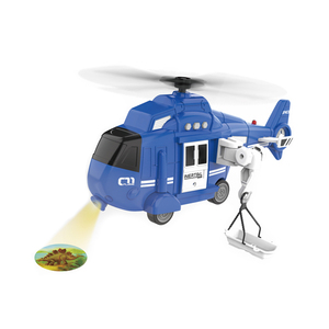 Hélicoptère à inertie avec projection pour enfants lumières électriques musique en plastique <span class=keywords><strong>dessin</strong></span> <span class=keywords><strong>animé</strong></span> friction avion jouet - Product Image 1