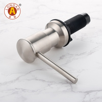 Distributeur de savon en acier inoxydable 304 en gros, pompe de comptoir pour détergent liquide, idéal pour évier de cuisine et salle de bain
