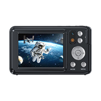 Cámara Digital Compacta con IA para Traducción de Fotos, Creación de Voz, Reconocimiento de Objetos, Pantalla Táctil, 4K, 64MP, Zoom 16x y Detección Facial