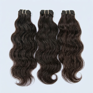 Cabello humano 100% Natural indio, extensión de cabello humano sin procesar virgen - Product Image 1