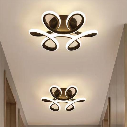 New Chinese Knot Entry Hallway Ceiling Lamp Simple Corridor Entrance Bedroom Small Ceiling Light for Aisle