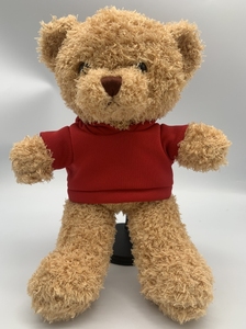 Songshan juguetes logotipo personalizado 30cm oso muñecas ropa ODM suave peluche Animal juguete camiseta Kwaii felpa osos de peluche Sudadera con capucha juguetes regalo - Product Image 6