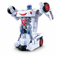 Robot Voiture de Police Personnalisé Direct Usine avec Sirène Réaliste et Lumières Clignotantes – Cadeau d'Anniversaire pour Garçons et Filles