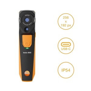 กล้องถ่ายภาพความร้อนอินฟราเรด Testo 860i กล้องถ่ายภาพความร้อนไร้สาย แบตเตอรี่แบบชาร์จได้ ช่องต่อ USB ผลิตในเยอรมนี - Product Image 4