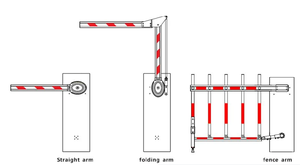 Folding Arm Boom <strong>Barrier</strong> <strong>Gate</strong> - Product Image 3