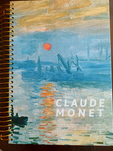 Copertina artistica grande bobina libro inglese per i compiti a quattro fili a tre griglie orizzontale Flip Hard Shell inglese Notebook - Product Image 2