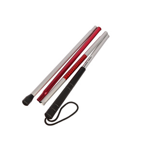 Foldable Portable Aluminum Alloy Guide Cane 1.2 Meters Long Wear Resistant Rubber Head For Elderly Mobility Support - Product Image 2