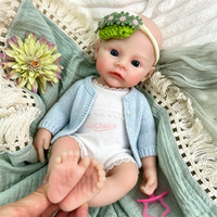 Poupées Reborn en Silicone Collection Artiste avec Cheveux, Corps Souple, Détails Réalistes, Cadeau Compagnon