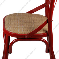 Chaise de salle à manger avec dossier croisé, empilable, design suspendu pour les mariages, vente de meubles en général, matière plastique