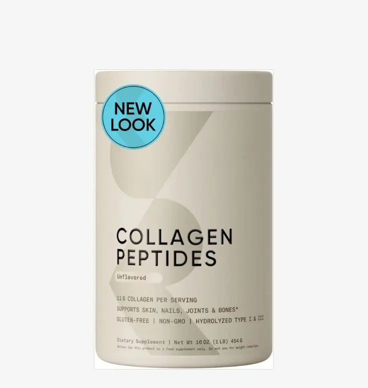 Collageenpeptiden-Gehydrolyseerd Type 1 & 3 Collageenpoedereiwitsupplement Voor Een Gezonde Huid, Nagels, Botten En Gewrichten-Gemakkelijke Mixi