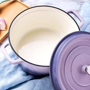 Mini marmite ronde avec couvercle en fonte émaillée 18/20/22/24/26cm, <span class=keywords><strong>prix</strong></span> de gros, pour la maison - Product Image 3