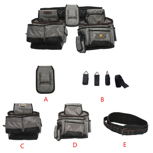 Heavy Duty Polyester 1680D Adjustable Portable Waist Bag Carpenter <strong>Work</strong> Tool <strong>Belts</strong> - Product Image 6