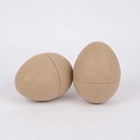 Emballage en pulpe moulée biodégradable et écologique en forme d'œuf pour les bonbons au chocolat de Pâques