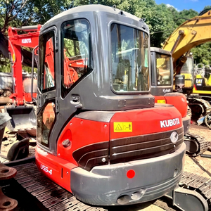 Excavatrice d'occasion U55-4 d'origine japonaise avec moteur Cummins, hydraulique Kawasaki, roulement central, godet de 5,5 tonnes, prête à l'emploi - Product Image 1