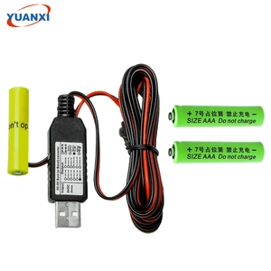 3-AAA 4.5V USB Power Converter DC Buck Boost Battery Eliminator Replace 1 to 4pcs Connect Multi