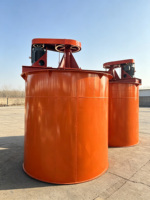 Cuve d'agitation minière à double turbine haute efficacité pour le traitement de la pâte d'extraction aurifère avec mélangeur robuste