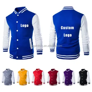 Plus size men's versity college jackets wholesale blank varsity jackets custom logo plain letterman varsity jacket for men 2024