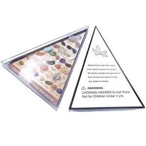 Cristal Natural <span class=keywords><strong>de</strong></span> Ágata, 36 <span class=keywords><strong>Tipos</strong></span> <span class=keywords><strong>de</strong></span> Minerales, Espécimen Inglés, Juego <span class=keywords><strong>de</strong></span> Triángulos, Regalo <span class=keywords><strong>de</strong></span> Navidad, Mineral Educativo - Product Image 5