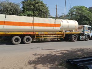 Tanque de Asfalto Duradero para Construcción de Carreteras, Tanque de Almacenamiento y Calentamiento de Asfalto Caliente, Contenedor Industrial de Almacenamiento de Asfalto para Pavimentación - Product Image 2