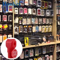 Fabrication directe en gros boutique ou magasin crochet d'affichage de sécurité antivol Stoplock Stop Lock pour crochet d'affichage