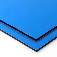 Panneau Composite en aluminium bleu ACP ACM imperméable à l'eau de haute qualité de 6mm pour la Table de Tennis de Table de Pingpang