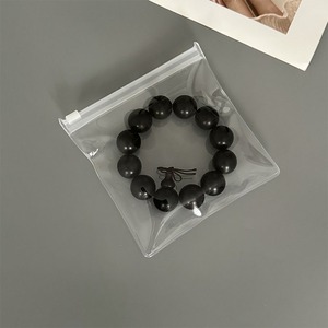 Sacs de rangement transparents pour bijoux en EVA de haute qualité – Sacs de rangement portables roses avec fermeture éclair pour bracelets et boucles d'oreilles, anti-poussière - Product Image 2