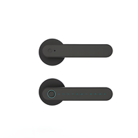 Serrure de porte intelligente Vertexis Tuya WiFi Cloud, empreinte digitale, sans clé, application TTlock, contrôle à distance, alliage d'aluminium pour porte en bois, maison intelligente