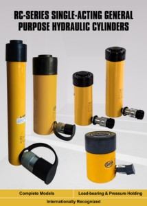 Cilindro Hidráulico de Acción Simple VIT-W con Certificación CE, Reemplazo para ENERPAC RC-2512, Capacidad 25T, Carrera 311mm - Product Image 5