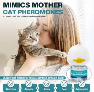 Effectieve Veilige Kattenferomonen Kalmerende Diffuser Kit Voor Verlichting Van Kattenangst 1 Diffuser 4 Navulling 48Ml Oplaadbaar - Product Image 4