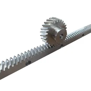 OND manufactures 1m length M1 M1.5 M2 M2.5 M4 M8 cnc machine parts helical rack and pinion gears