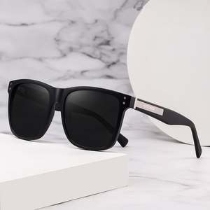 Lunettes de soleil polarisées carrées TR90 anti-éblouissement UV400 pour hommes, avec logo personnalisé, style vintage 2025, pour la conduite et la pêche - Product Image 2