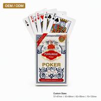 Cartes à jouer en papier FUHUAKAI personnalisées de qualité supérieure |   Jeu de cartes de poker et de tarot écologique, durable, portable, à coins arrondis, couleurs personnalisées