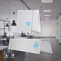Panneau LED intelligent Pir Sensor 60x60 2x2 panneaux lumineux intelligents avec source lumineuse SMD2835 pour une utilisation au bureau