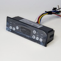 Controlador de temperatura programable KT-205 controla 5 funciones: refrigeración, descongelación, ventilación, iluminación y desempañador.