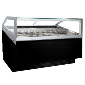 Nuovo Design Frigorifero Espositore per Gelato Commerciale con 18 Gusti e Raffreddamento ad Aria - Product Image 1