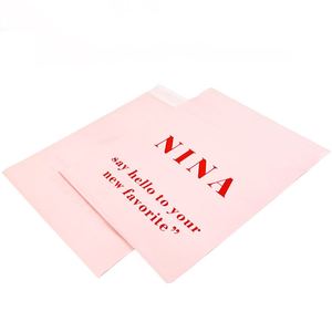 Bolsa de Envío Postal de Poliéster Rosa con Logotipo Personalizado, Impermeable, de 0.12mm de Grosor, para Ropa, Zapatos, Impresión, Mensajería - Product Image 4