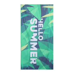 <span class=keywords><strong>Serviette</strong></span> de plage en <span class=keywords><strong>microfibre</strong></span> double face personnalisée imprimée de protection solaire d'été absorbante à séchage rapide pour la natation dans le bain - Product Image 6