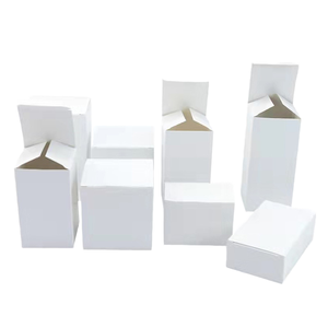 Tùy Chỉnh Thiết Kế Trắng Hộp Giấy Ngà Thẻ Giấy Hội Đồng Quản Trị Hộp Bao Bì Gấp Giáng Sinh Valentine Món Quà Nhỏ Các Tông Hộp Giấy - Product Image 3