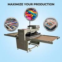 Presse à chaud pneumatique double face 60x80cm pour sublimation textile, prix usine DSMC, nouvelle avec certification CE