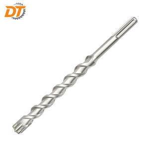 Foret de maçonnerie DT SDS Max à pointe croisée en carbure, foret à percussion sablée à une ou deux cannelures - Product Image 3